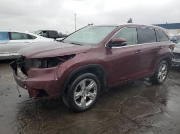  Salvage Toyota Highlander