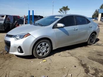  Salvage Toyota Corolla