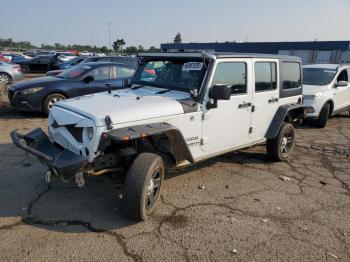  Salvage Jeep Wrangler