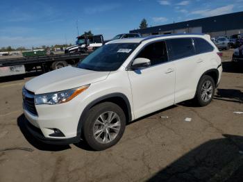  Salvage Toyota Highlander