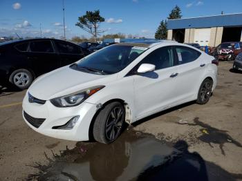  Salvage Hyundai ELANTRA