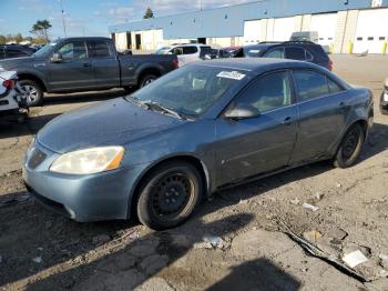  Salvage Pontiac G6