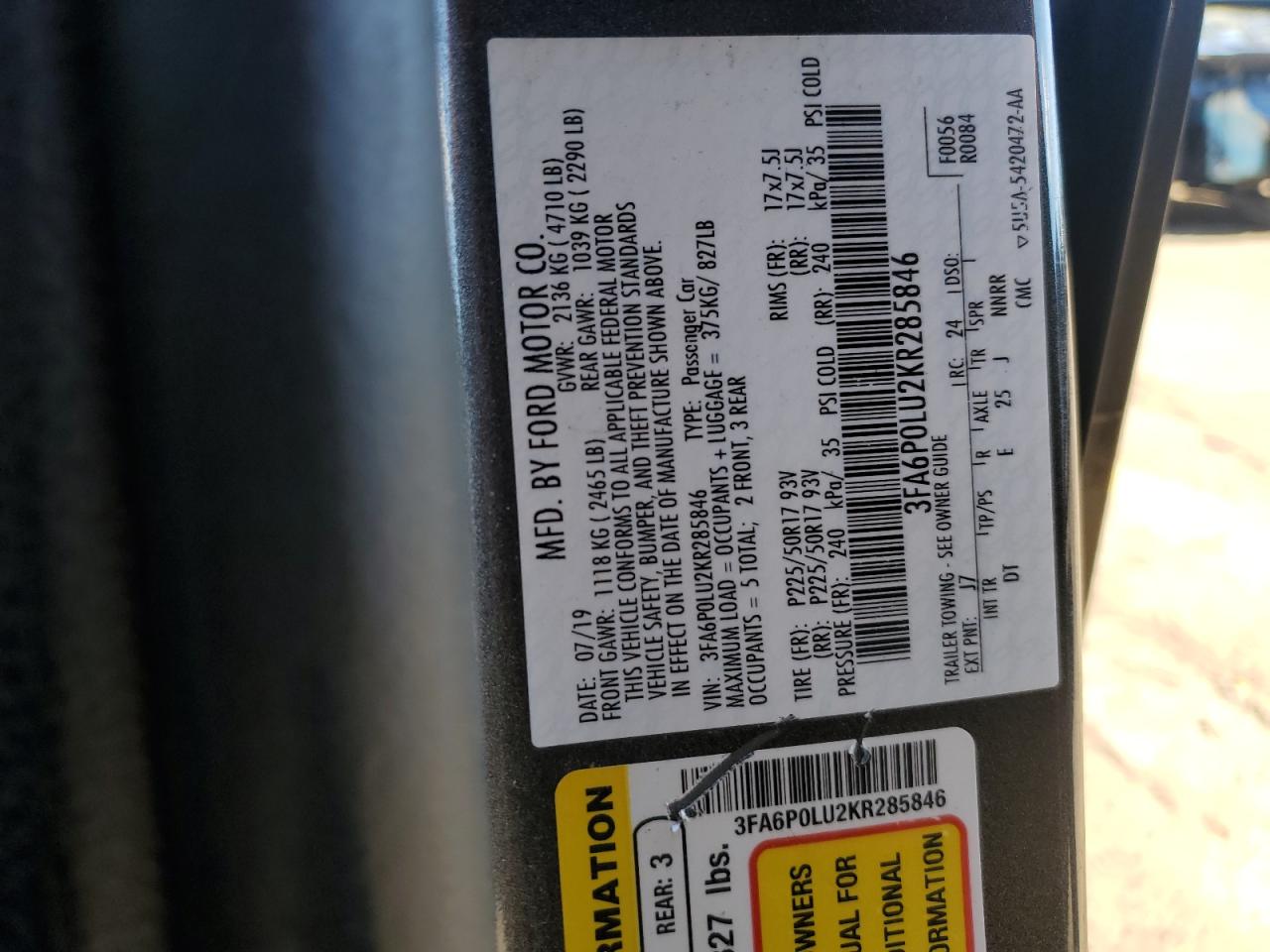 Ford Fusion Se Image 12