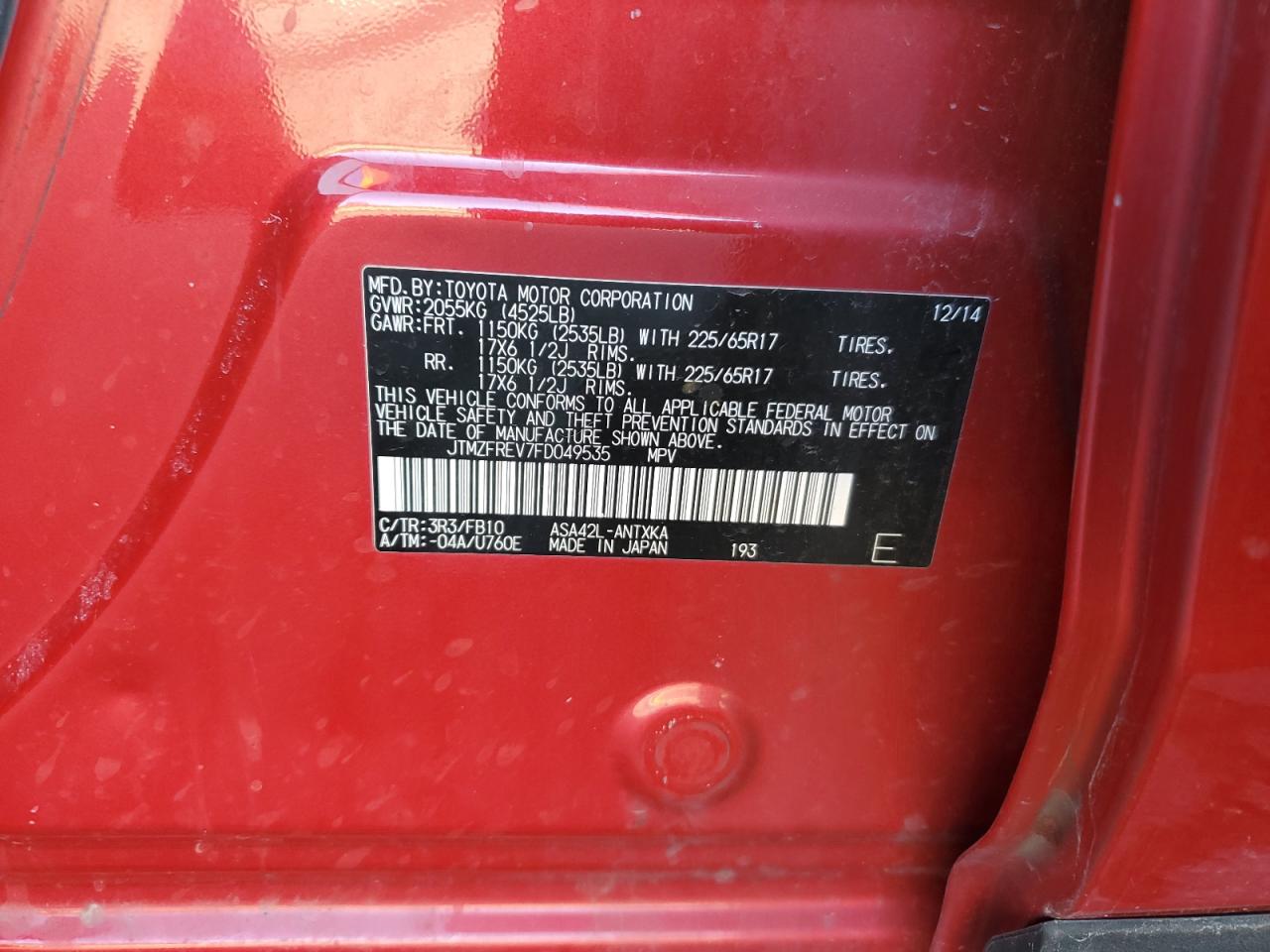 Toyota RAV4 Le Image 11