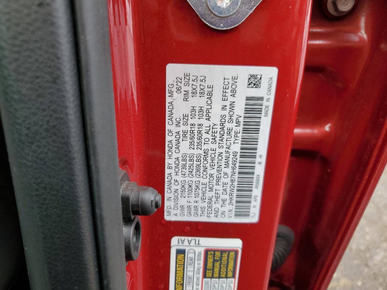 Honda Crv Exl Image 11