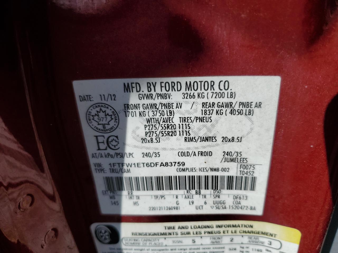 Ford F-150 Supercrew Image 8