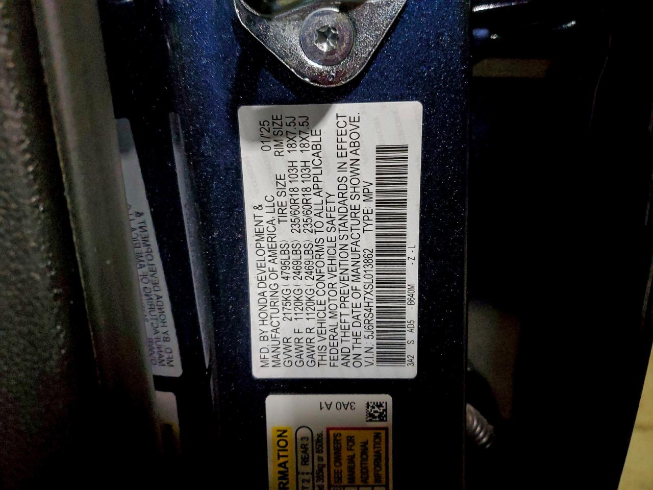 Honda Crv Exl Image 10