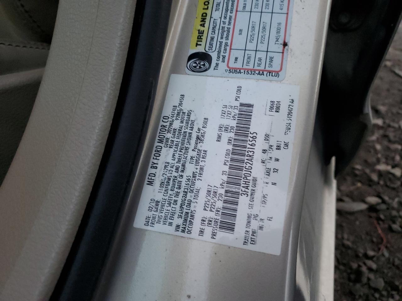 Ford Fusion Sel Image 3