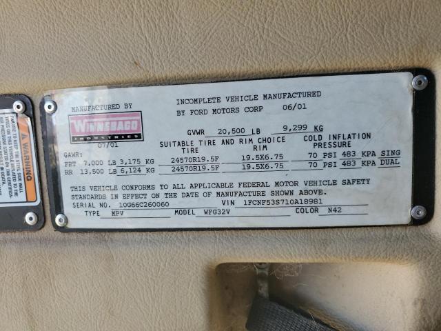 Winnebago Adventurer Super Duty Stripped Chassis Image 4