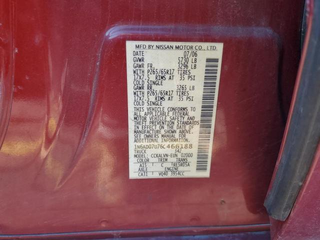 Nissan Frontier Crew Cab Le Image 11