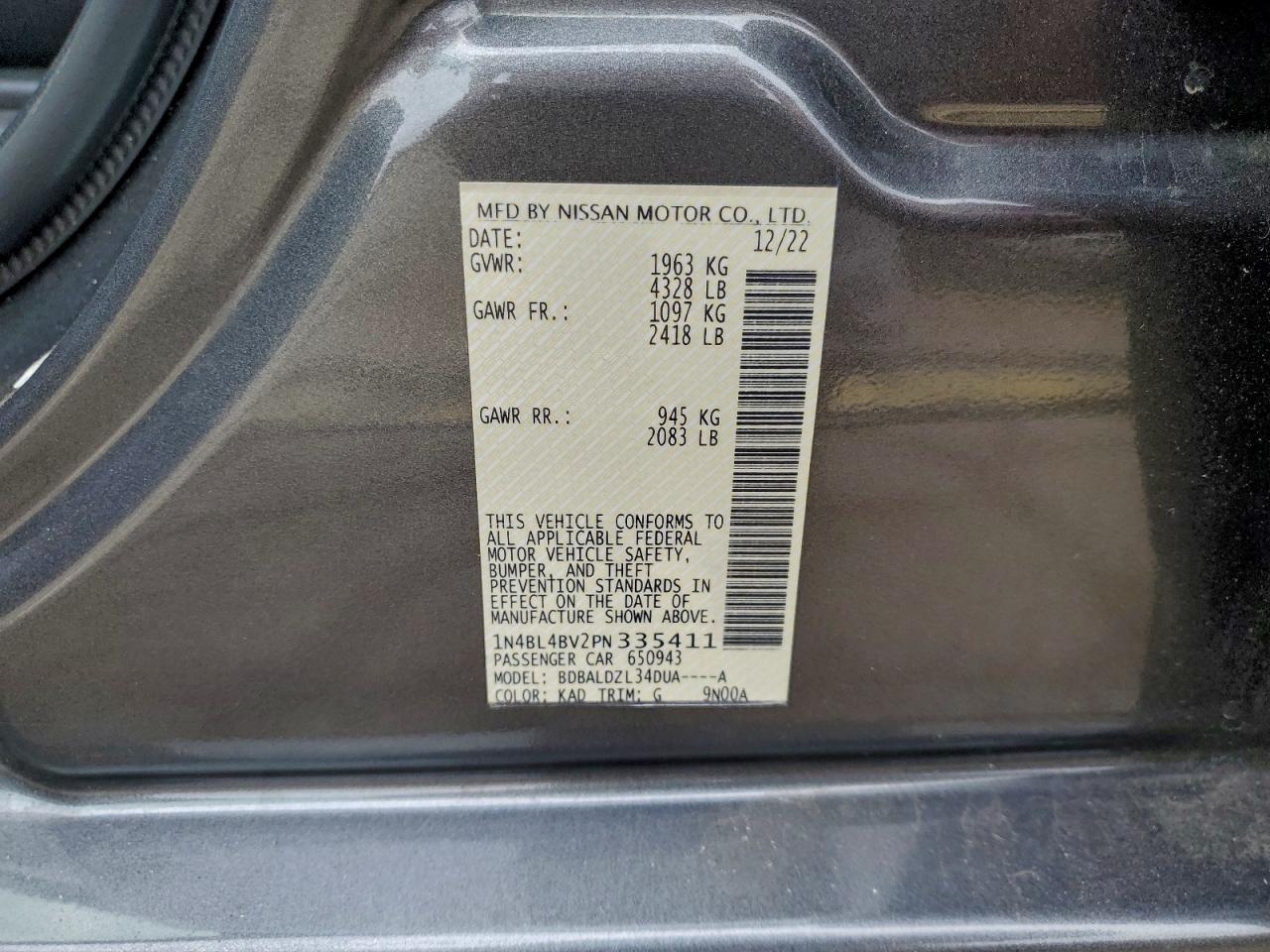 Nissan Altima S Image 5