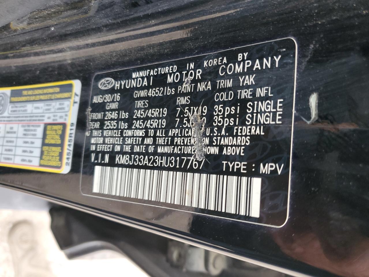 Hyundai TUCSON Limited Image 13