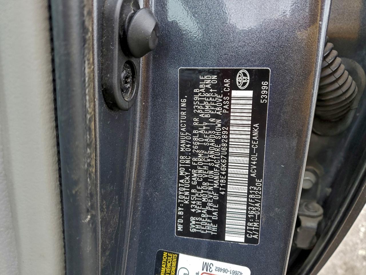 Toyota Camry Ce Image 11