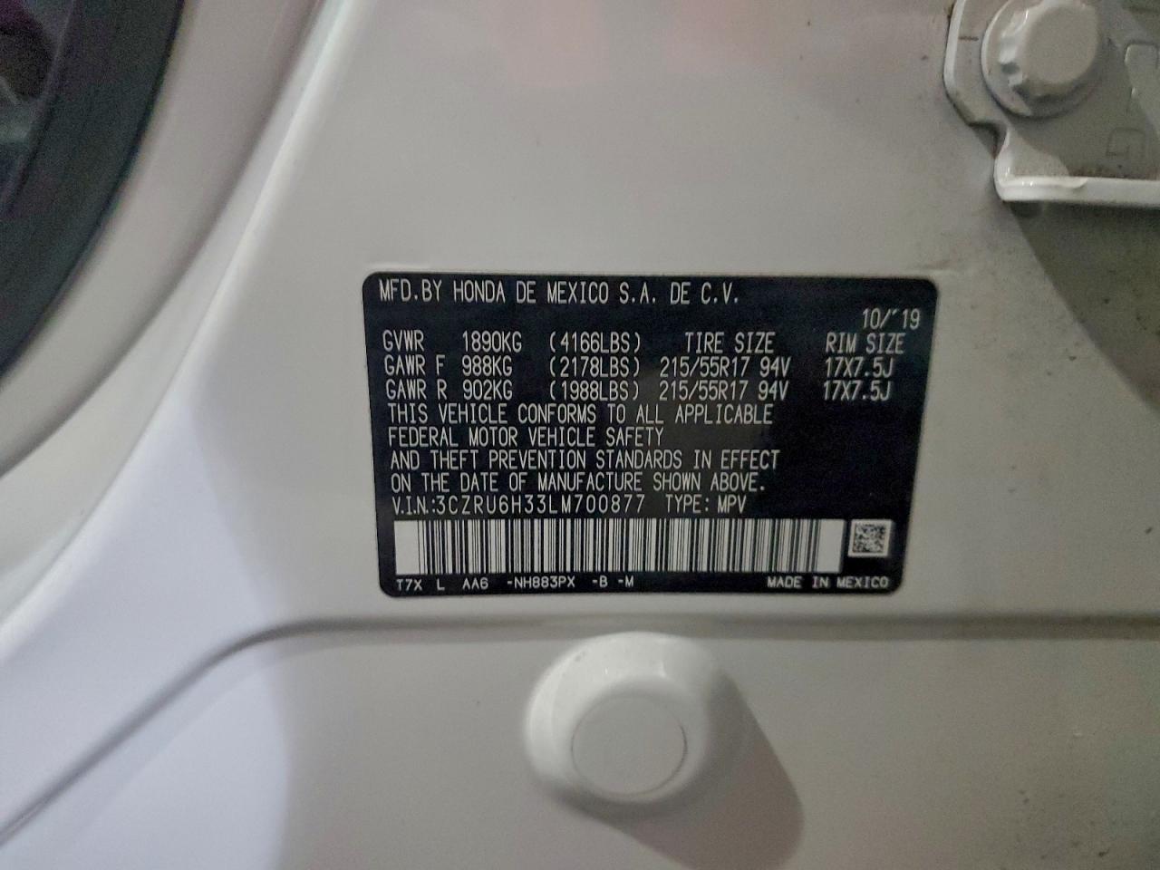 Honda HR-V Lx Image 6