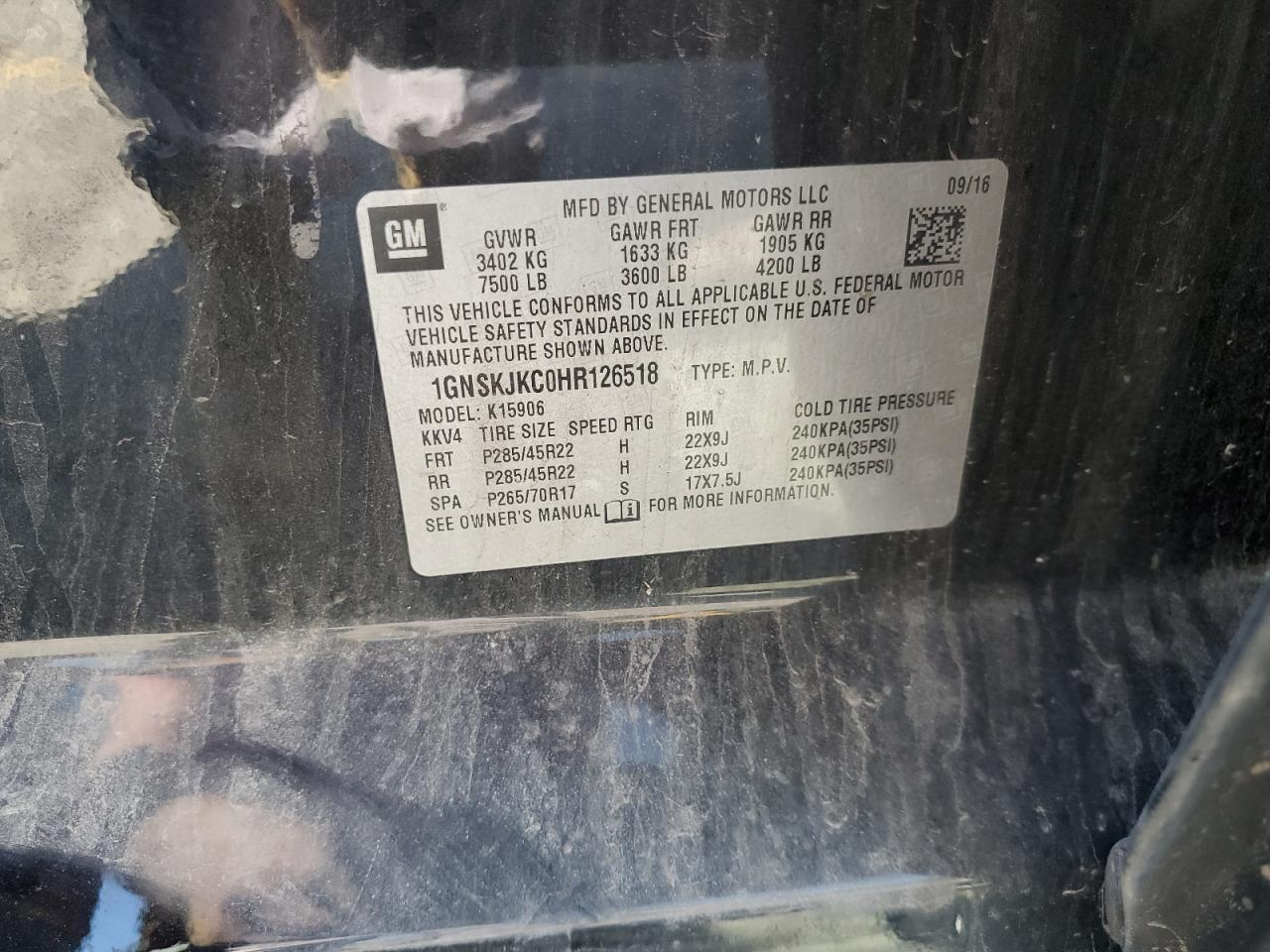 Chevrolet Suburban K1500 Premier Image 13