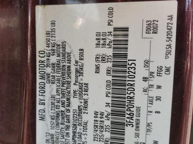 Ford Fusion Se Image 5