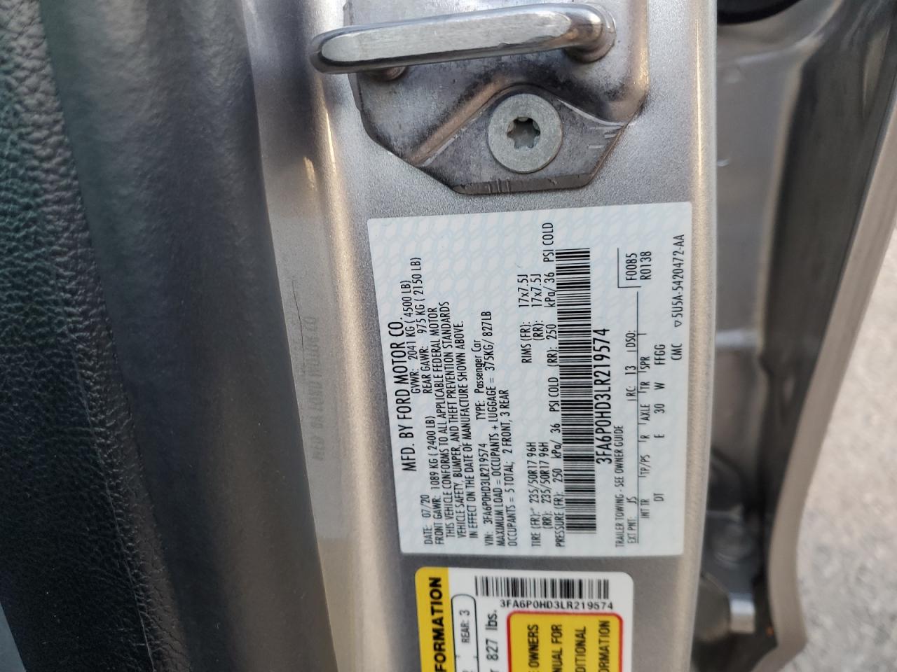 Ford Fusion Se Image 3