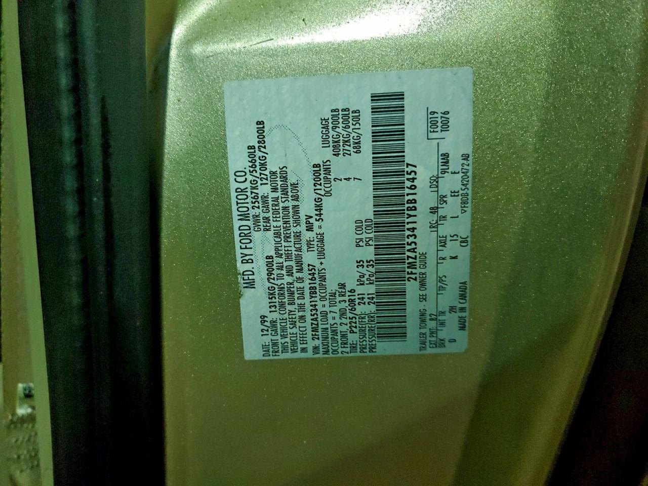 Ford Windstar Sel Image 10