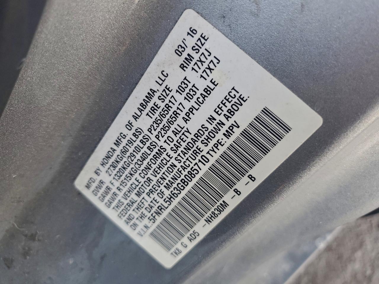 Honda Odyssey Exl Image 9