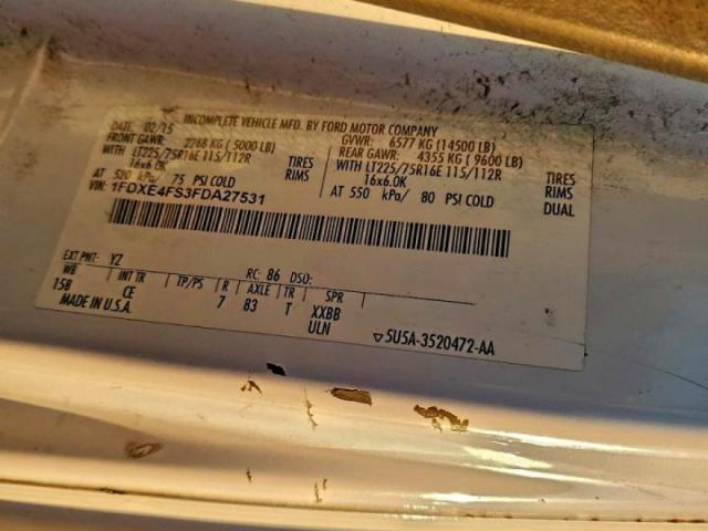 Ford E-450 E450 Super Duty Cutaway Van Image 3