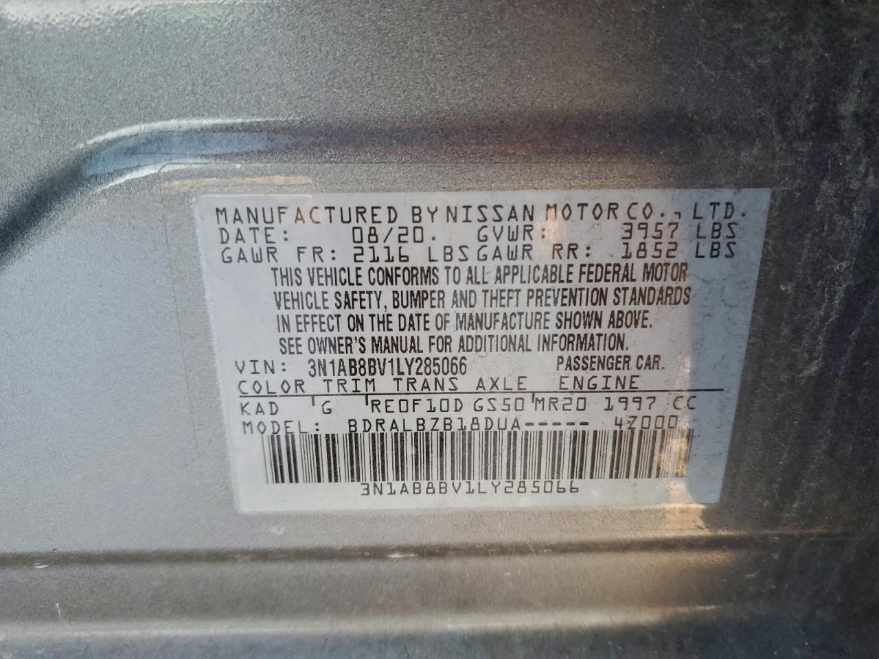 Nissan Sentra S Image 9