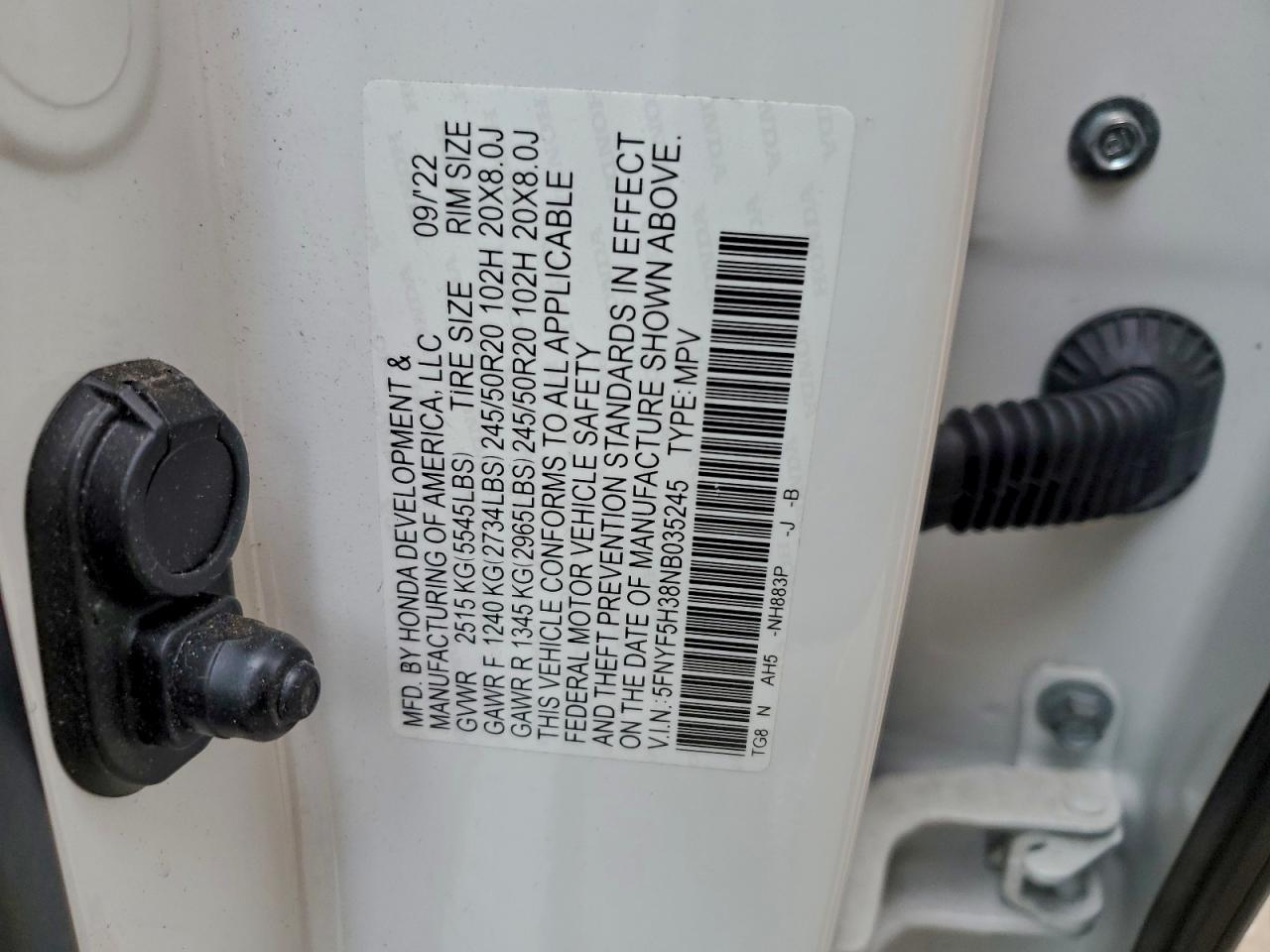 Honda Pilot Sport Image 2