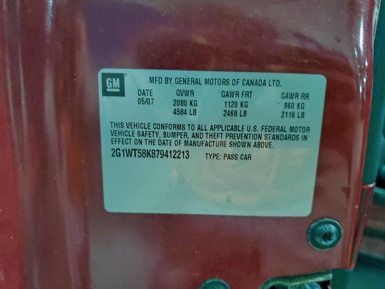 Chevrolet Impala Lt Image 11