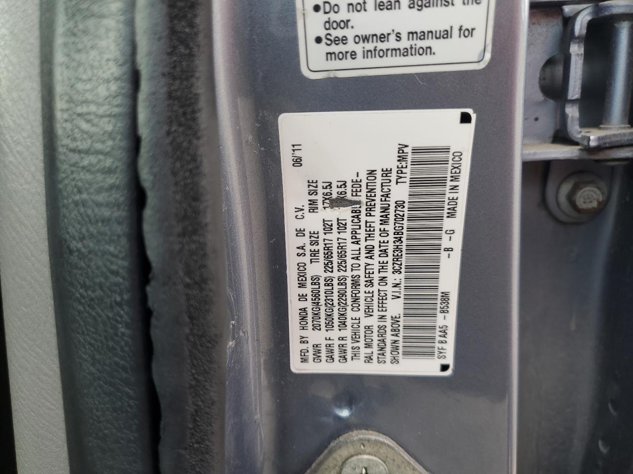 Honda Crv Lx Image 13