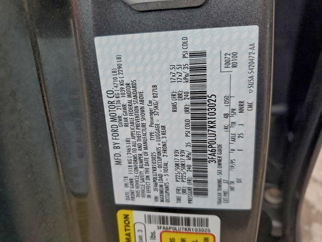 Ford Fusion Se Image 4