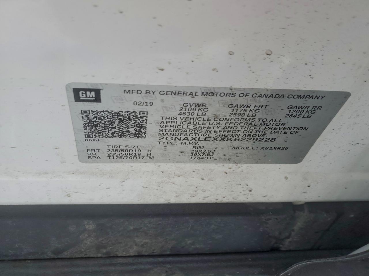 Chevrolet Equinox Lt Image 12