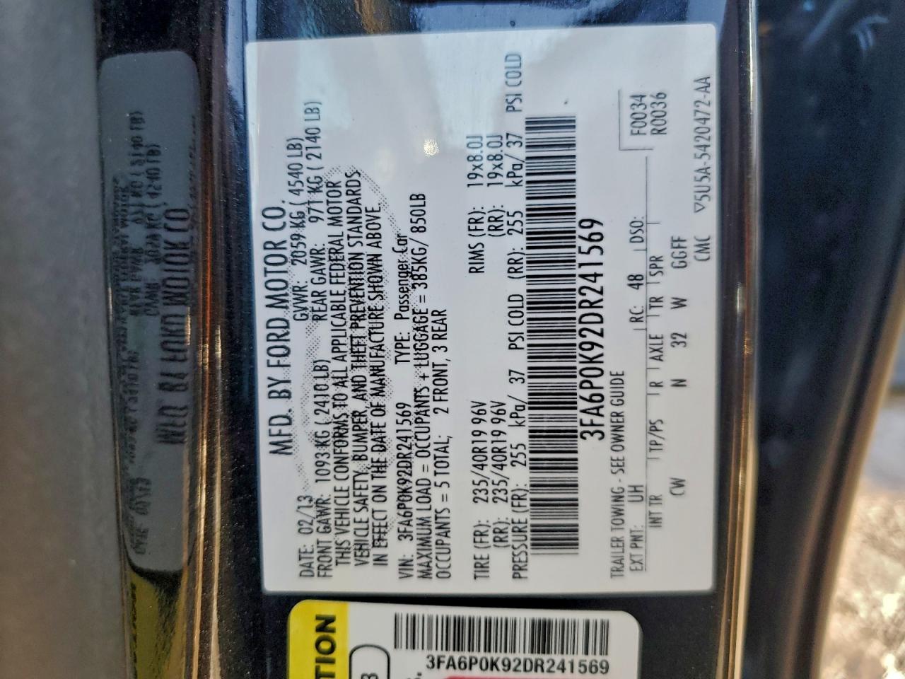 Ford Fusion Titanium Image 10