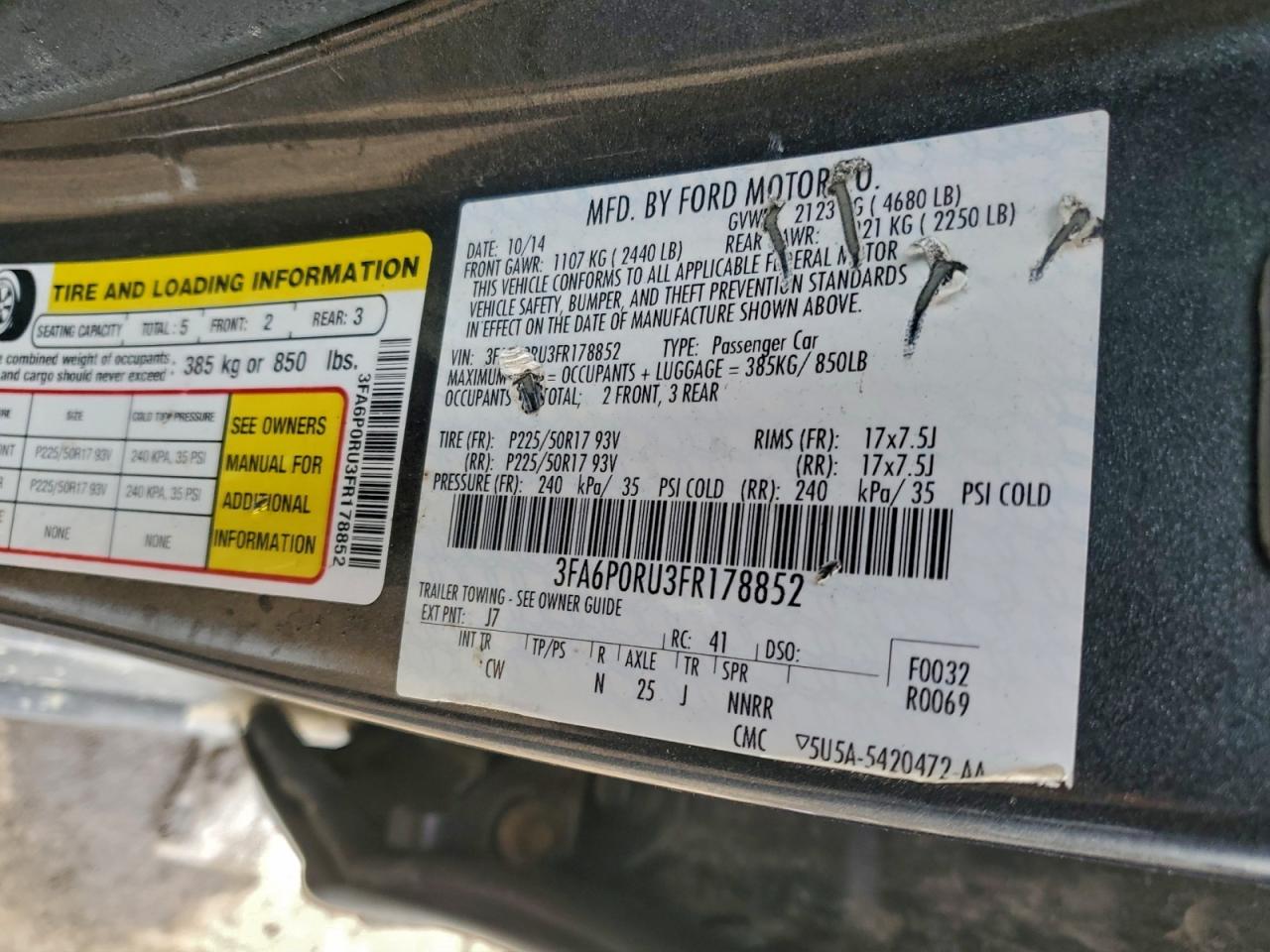 Ford Fusion Titanium Hev Image 7